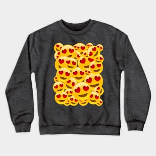 Heart Eyes/Love Emoji Crewneck Sweatshirt